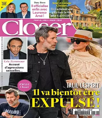 Closer N°830 Du 7 au 13 Mai 2021 [Magazines]