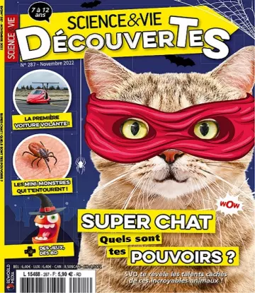 Science et Vie Découvertes N°287 – Novembre 2022 [Magazines]