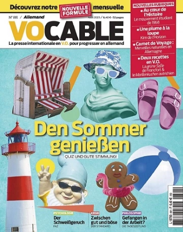 Vocable Allemand N°881 – Août 2023 [Magazines]