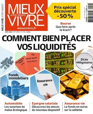 Mieux Vivre Votre Argent N°454 – Avril 2020 [Magazines]