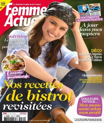 Femme Actuelle N°1932 Du 4 au 10 Octobre 2021  [Magazines]