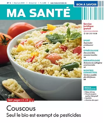 Bon à Savoir Ma Santé N°3 – Mai-Juin 2021 [Magazines]