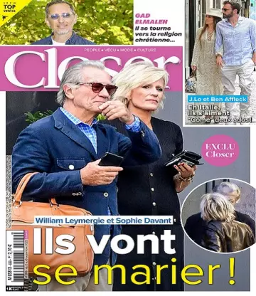 Closer N°899 Du 2 au 8 Septembre 2022 [Magazines]