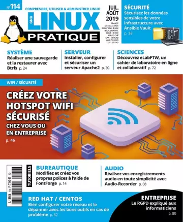 Linux Pratique N°114 – Juillet-Août 2019 [Magazines]