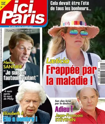 Ici Paris N°3970 Du 4 au 10 Août 2021  [Magazines]