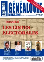 Généalogie Hors Série N°372-373 – Septembre-Octobre 2018  [Magazines]