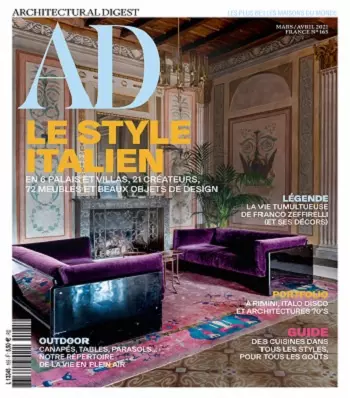 AD Architectural Digest N°165 – Mars-Avril 2021 [Magazines]