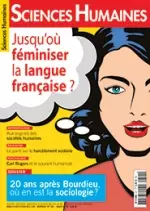 Sciences Humaines N°301 Mars 2018 - Jusqu'où féminiser la langue française  [Magazines]