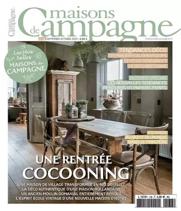 Maisons De Campagne N°138 – Septembre-Octobre 2022  [Magazines]