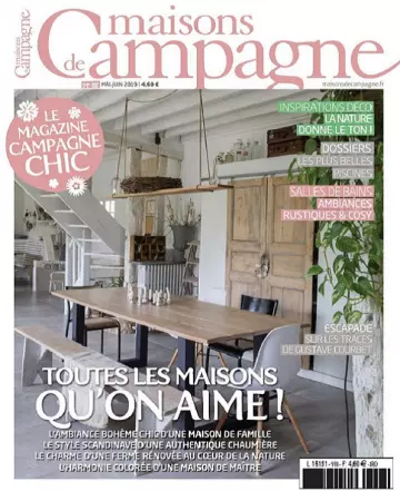 Maisons De Campagne N°118 – Mai-Juin 2019 [Magazines]