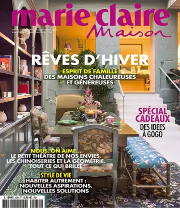 Marie Claire Maison N°538 – Décembre 2022-Janvier 2023  [Magazines]