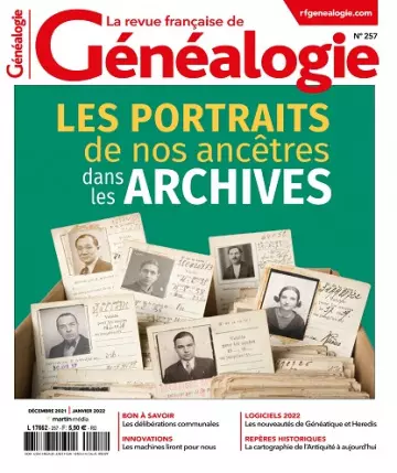 La Revue Française De Généalogie N°257 – Décembre 2021-Janvier 2022  [Magazines]