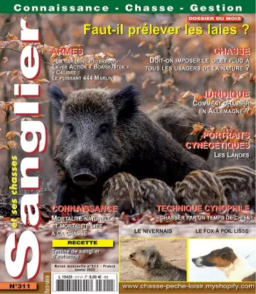 Sanglier et Ses Chasses N°311 – Janvier 2023 [Magazines]