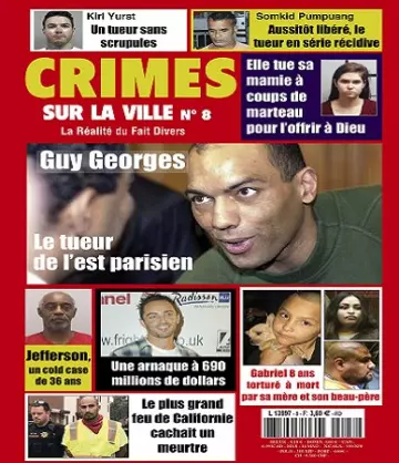 Crimes Sur La Ville N°8 – Août 2021  [Magazines]