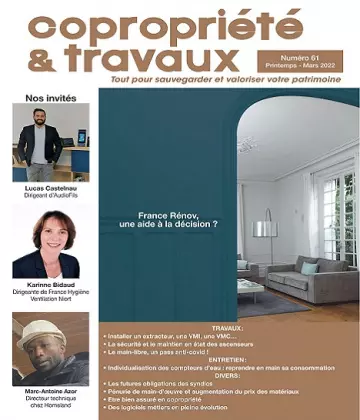 Copropriété et Travaux N°61 – Printemps 2022 [Magazines]