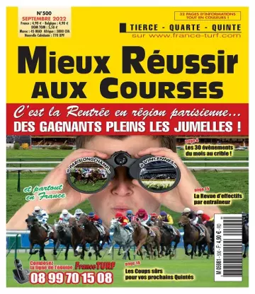 Mieux Réussir aux Courses N°500 – Septembre 2022 [Magazines]