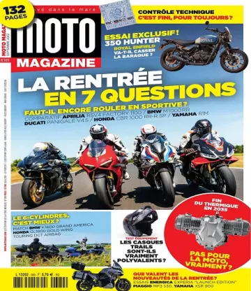 Moto Magazine N°389 – Septembre 2022 [Magazines]