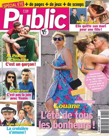 Public N°840 Du 16 Août 2019  [Magazines]