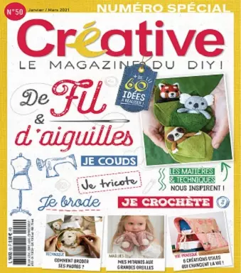 Créative N°50 – Janvier-Mars 2021  [Magazines]