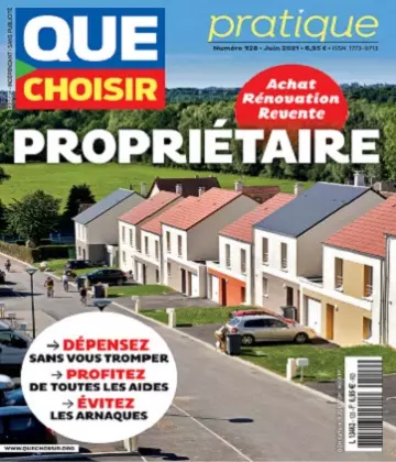 Que Choisir Pratique N°128 – Juin 2021  [Magazines]