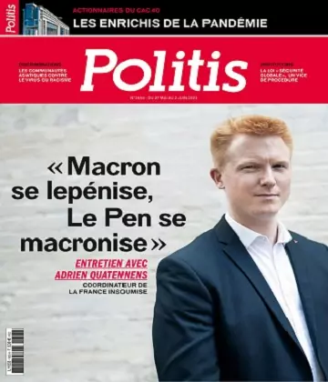 Politis N°1655 Du 27 Mai 2021 [Magazines]