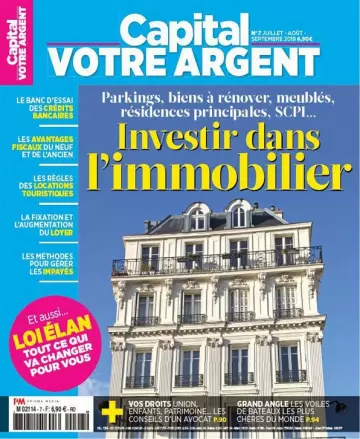 Capital Votre Argent N°7 – Juillet-Septembre 2019 [Magazines]