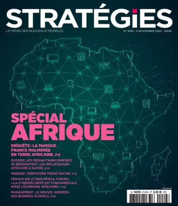 Stratégies N°2149 Du 3 au 9 Novembre 2022  [Magazines]