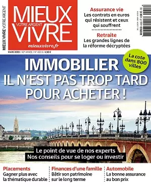 Mieux Vivre Votre Argent N°453 – Mars 2020 [Magazines]