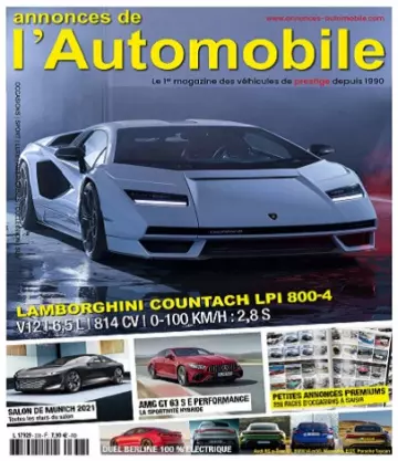 Annonces Automobile N°338 – Septembre 2021 [Magazines]