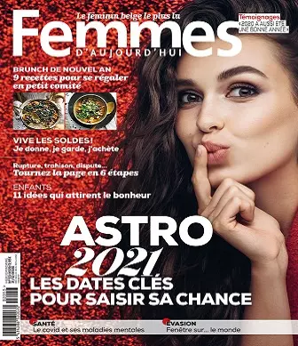 Femmes D’Aujourd’hui N°53 Du 31 Décembre 2020  [Magazines]