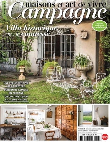 Maisons et Art de Vivre Campagne N°13 – Septembre-Octobre 2023 [Magazines]