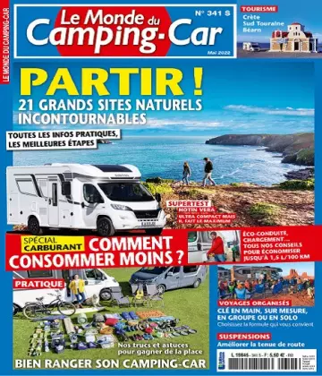 Le Monde Du Camping-Car N°341 – Mai 2022  [Magazines]