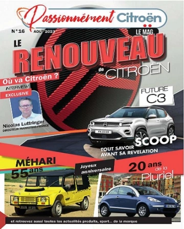 Passionnément Citroën N°16 – Août 2023 [Magazines]