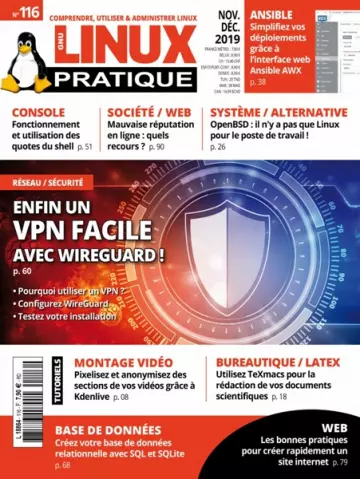 Linux Pratique - Novembre-Décembre 2019  [Magazines]