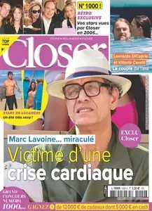 Closer France N.1000 - 9 Août 2024  [Magazines]