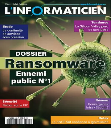 L’Informaticien N°208 – Juillet-Août 2022 [Magazines]