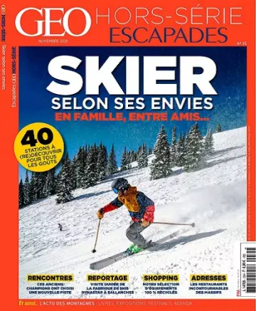 Geo Hors Série Escapades N°35 – Novembre 2021 [Magazines]