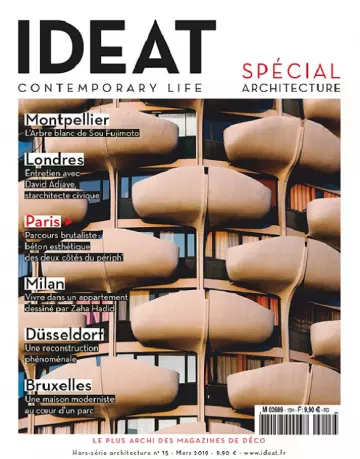 Ideat Hors Série Architecture N°15 – Mars 2019  [Magazines]