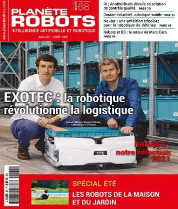 Planète Robots N°68 – Juillet-Août 2021  [Magazines]