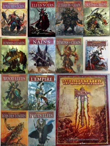 Warhammer Battle Livres d'Armées v8 Pack Complet [Livres]