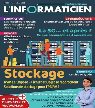 L’Informaticien N°191 – Novembre 2020 [Magazines]