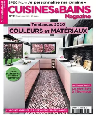 Cuisines et Bains Magazine N°181 – Février-Mars 2020  [Magazines]