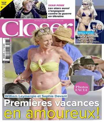 Closer N°873 Du 4 au 10 Mars 2022 [Magazines]