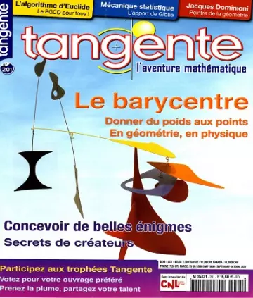 Tangente Magazine N°201 – Septembre-Octobre 2021 [Magazines]