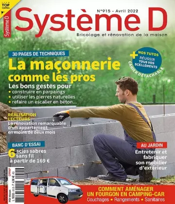 Système D N°915 – Avril 2022 [Magazines]