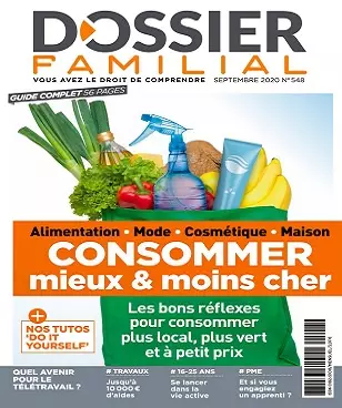 Dossier Familial N°548 – Septembre 2020 [Magazines]