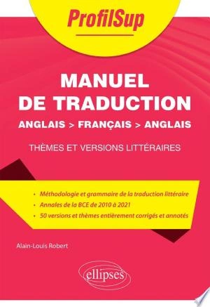 Manuel de traduction - Anglais > français > anglais [Livres]