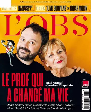 L’Obs N°2860 Du 29 Août 2019  [Magazines]