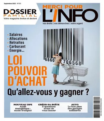 Dossier Familial N°572 – Septembre 2022 [Magazines]