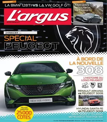 L’Argus N°4590 Du 17 au 30 Mars 2021 [Magazines]